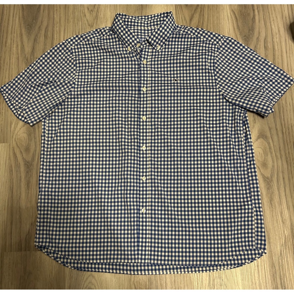 Vineyard Vines Performance Gingham Button Down Sh… - image 1